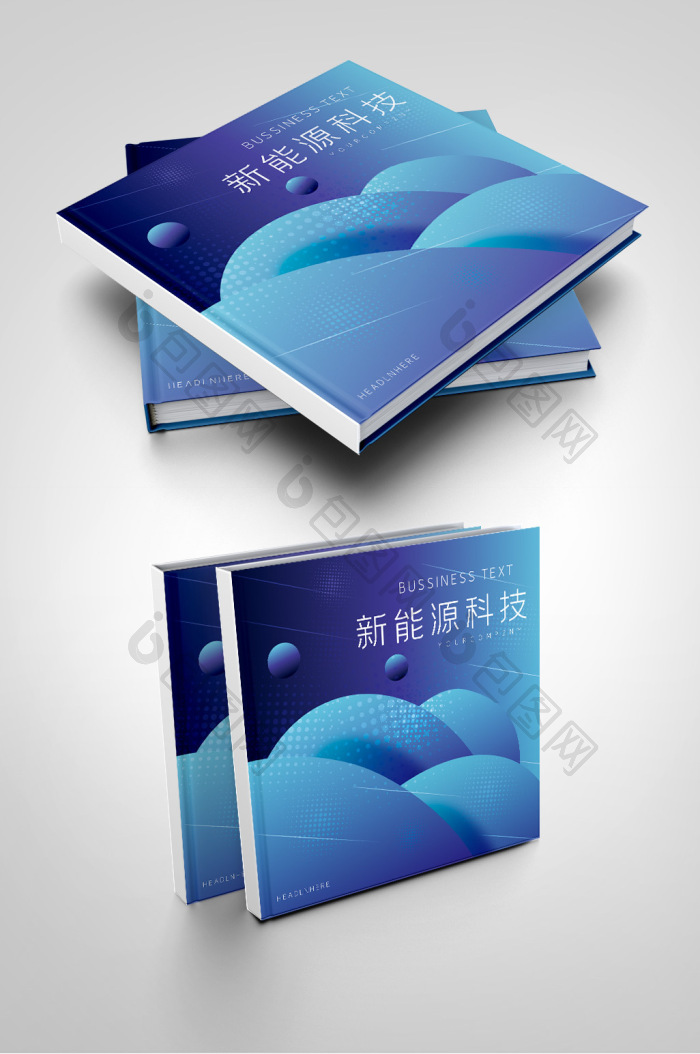 领航绿色能源，共创科技未来 —— 蓝色新能源科技招商画册